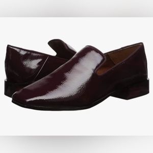 Franco Sarto Women's Mercy Loafer Flat Merlot Patent Size 6M